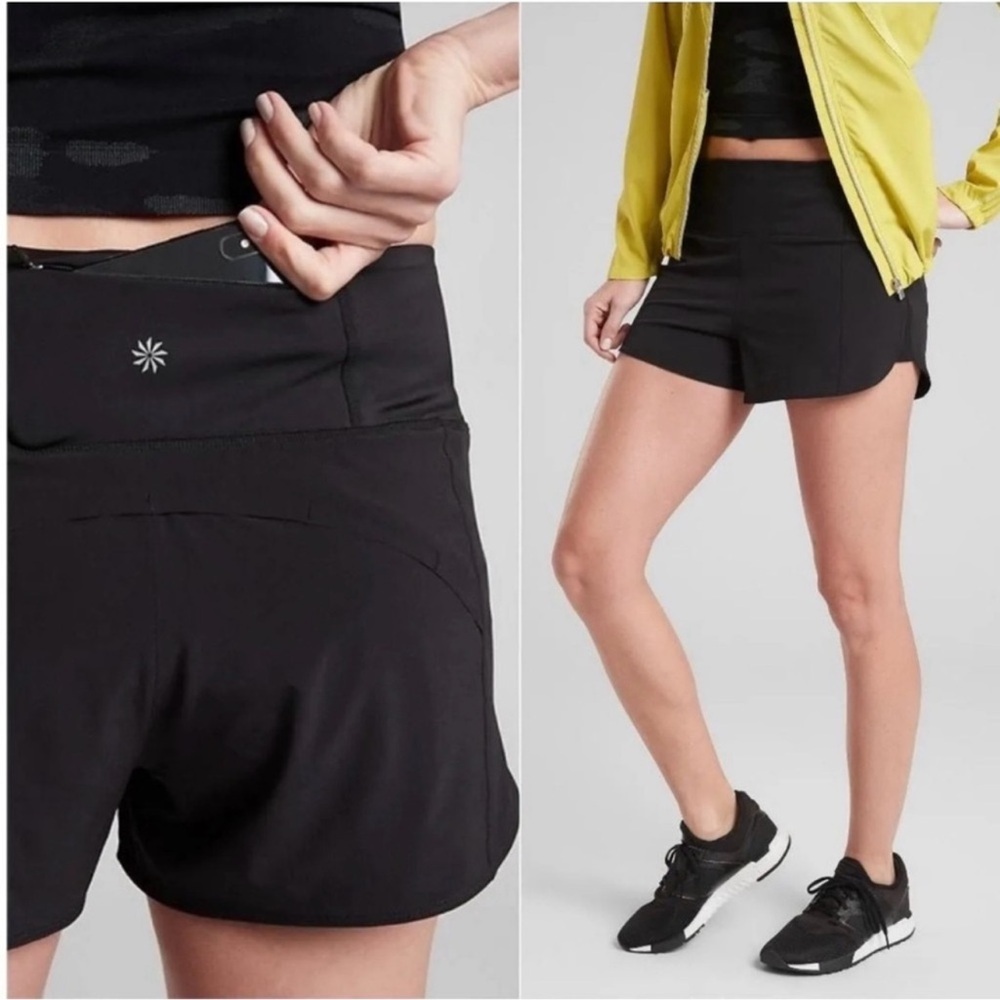 Athleta Women’s Black Running Free Short 3.5”​‎